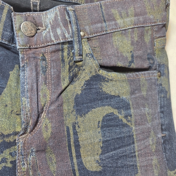 Citizens Of Humanity Avedon Printed Skinny Jeans In Beowolf Size 27 - Picture 9 of 11